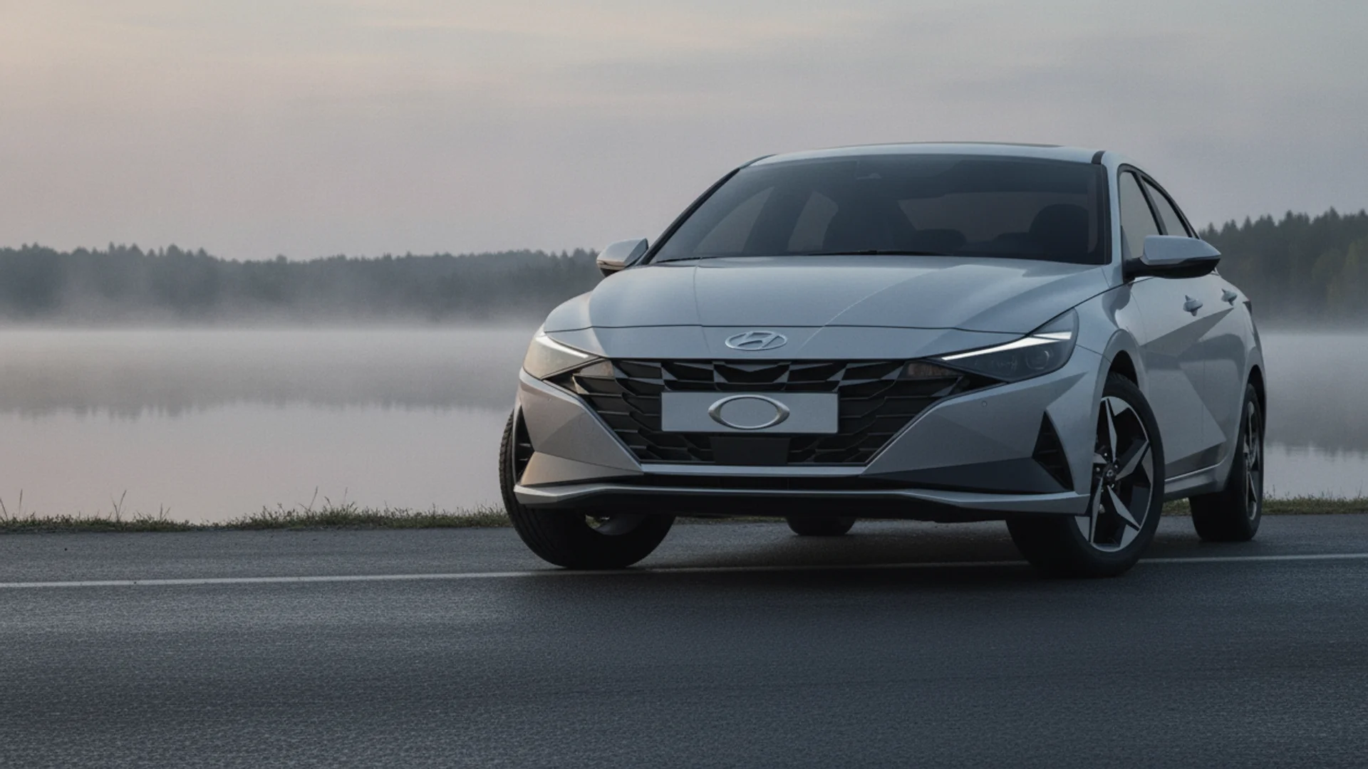 hyundai kia tell electric vehicle front three-quarter view